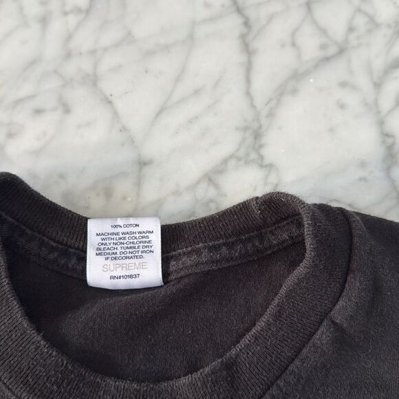 Supreme Chrome Tee T-Shirt Logo Sz M Short Sleeve USA - Picture 3 of 8